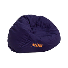 Cargar imagen en el visor de la galería, Custom Designed Bean Bag Chair for Kids or Adult's With Your Personalized Name