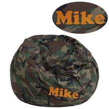 Cargar imagen en el visor de la galería, Custom Designed Bean Bag Chair for Kids or Adult's With Your Personalized Name