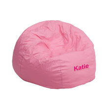 Cargar imagen en el visor de la galería, Custom Designed Bean Bag Chair for Kids or Adult's With Your Personalized Name