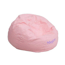 Cargar imagen en el visor de la galería, Custom Designed Bean Bag Chair for Kids or Adult's With Your Personalized Name