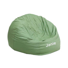 Cargar imagen en el visor de la galería, Custom Designed Bean Bag Chair for Kids or Adult's With Your Personalized Name