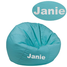 Cargar imagen en el visor de la galería, Custom Designed Bean Bag Chair for Kids or Adult's With Your Personalized Name | DG Custom Graphics