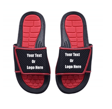 Load image into Gallery viewer, Custom designed girl & boys (kids) athletic slides with your personal or business logo.