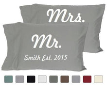 Cargar imagen en el visor de la galería, Custom Personalized Designed Pillow Case (Valentine, Wedding, Christmas)