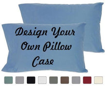 Cargar imagen en el visor de la galería, Custom Personalized Designed Pillow Case (Valentine, Wedding, Christmas)