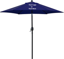 Cargar imagen en el visor de la galería, Custom Personalized Sturdy 7.5 ft Shade Vented Patio Umbrella Aluminum Poles with Polyester Canopy Portable for Beach Outdoor UV Protection