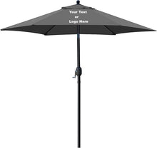 Cargar imagen en el visor de la galería, Custom Personalized Sturdy 7.5 ft Shade Vented Patio Umbrella Aluminum Poles with Polyester Canopy Portable for Beach Outdoor UV Protection