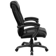 Cargar imagen en el visor de la galería, Custom Designed Oma High Back Executive Swivel Ergonomic Office Chair with Smoke Metal Base and Arms Personalized Name &amp; Graphic