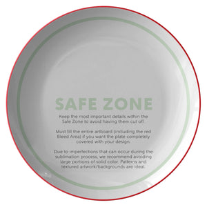 Personalized 10" Dinner Plate | DG Custom Graphics