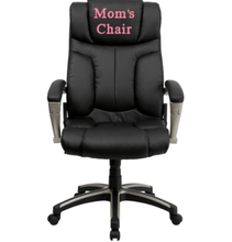 Cargar imagen en el visor de la galería, Custom Designed Folding Executive Office Chair With Your Personalized Name &amp; Graphic