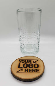 Custom Personalize Your Own Laser Engraved Coasters (Set of 4) | DG Custom Graphics