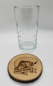 Custom Personalize Your Own Laser Engraved Coasters (Set of 4) | DG Custom Graphics