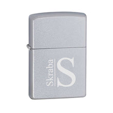 Load image into Gallery viewer, Personalized Lighters - Zippo - Satin Chrome | Zippo