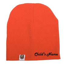 Load image into Gallery viewer, Custom Personalized Monogrammed/Embroider Your Child&#39;s Beanie Hat
