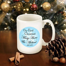 Load image into Gallery viewer, Personalized Our First Christmas Coffee Mug | JDS