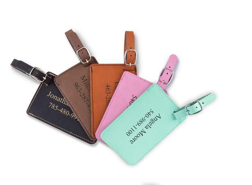 Leatherette Luggage Tags