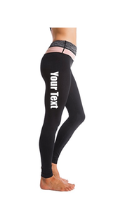 Custom Personalized Designed Ombre Yoga Pants Workout Leggings