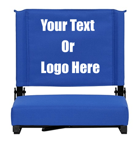 Custom Personalized Durable Stadium Chair with 3
