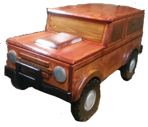 Custom Carved Wooden Bronco Toy Box / Personalized License Plate with Childs Name
