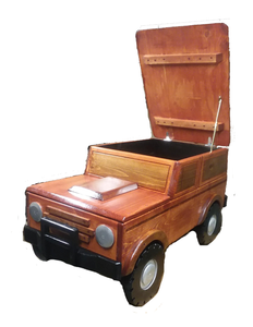 Custom Carved Wooden Bronco Toy Box / Personalized License Plate with Childs Name