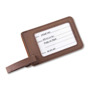 Personalized Leatherette Luggage Tags | JDS