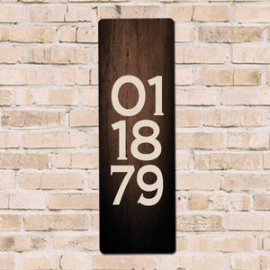 Personalized Painted Wood Date Board | JDS