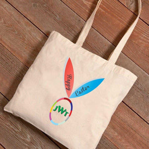Personalized Easter Canvas Bag - Bunny Ears | JDS