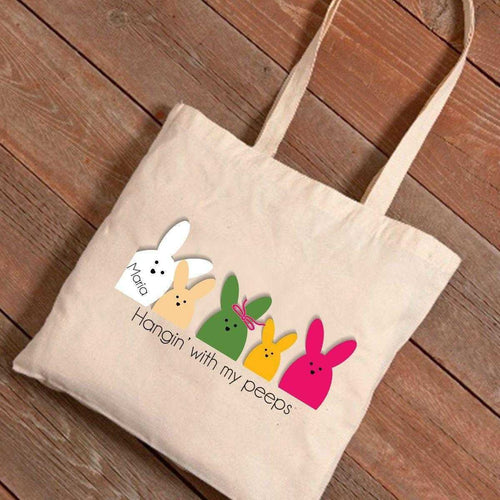 Personalized Easter Canvas Bag - Bunnies | JDS