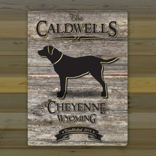 Personalized Weathered Wood Welcome to the Lake Canvas Sign | JDS