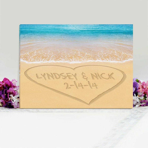 Personalized Caribbean Sand Canvas Sign | JDS