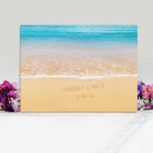 Load image into Gallery viewer, Personalized Caribbean Sand Canvas Sign | JDS