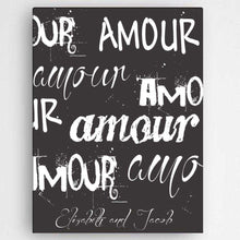 画像をギャラリービューアに読み込む, Personalized Love &amp; Romance Canvas Sign