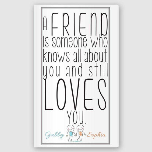 Personalized Friends Canvas Sign | JDS