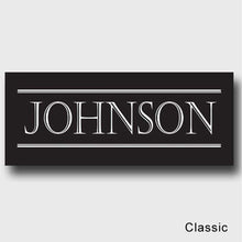 Load image into Gallery viewer, Personalized Family First Canvas Sign - Classic, Elegant, or Script | JDS