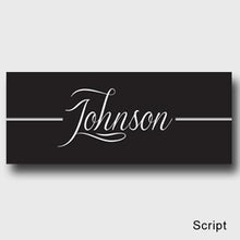 Load image into Gallery viewer, Personalized Family First Canvas Sign - Classic, Elegant, or Script | JDS