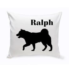 Cargar imagen en el visor de la galería, Personalized Throw Pillow - Dog Silhouette - Personalized Dog Gifts