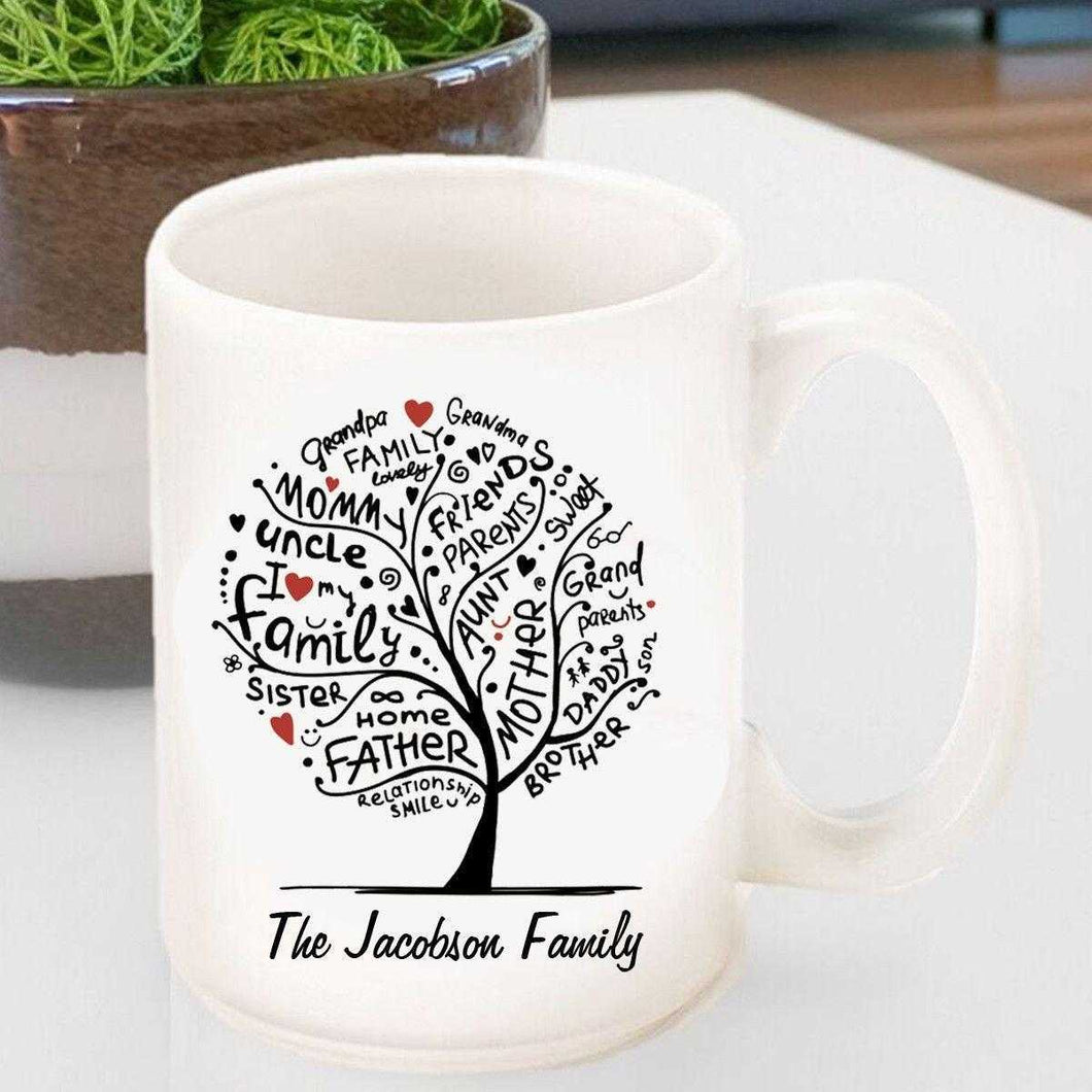 Personalized Family Roots Coffee Mug | JDS