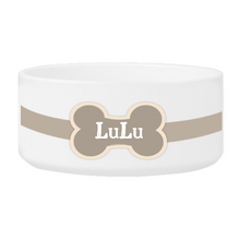 Load image into Gallery viewer, Personalized Small Dog Bowl - Colorful Bones | JDS