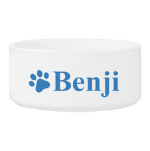 Load image into Gallery viewer, Personalized Large Dog Bowl - Happy Paws | JDS