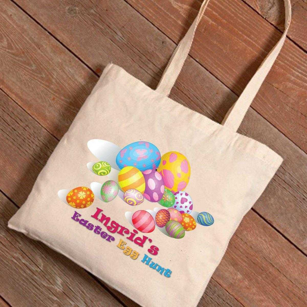 Personalized Easter Canvas Bag - Easter Eggs | JDS