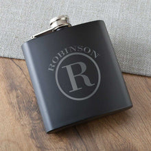 Load image into Gallery viewer, Personalized Flasks - Matte Black - Executive Gifts | JDS