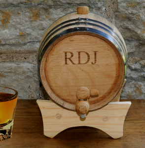 Personalized Whiskey Barrel - Bourbon - Oak - 2 Liter | JDS