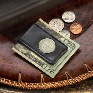 Personalized Money Clip - Leather - Executive Gifts | JDS