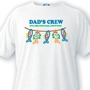 Personalized Dad T-Shirts - Dad's Crew | JDS