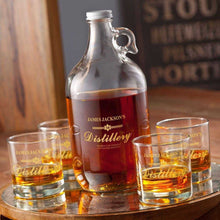 Load image into Gallery viewer, Personalized Whiskey Growler Set | JDS