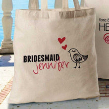 Load image into Gallery viewer, Personalized Canvas Tote - Bridesmaid | JDS