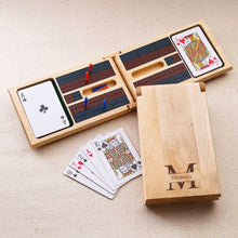 Load image into Gallery viewer, Personalized Wood Cribbage Game | JDS