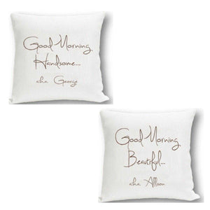 Personalized Couples Throw Pillow Set | JDS