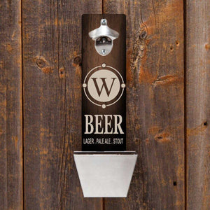 Personalized Wall Mounted Bottle Opener - Beer | JDS