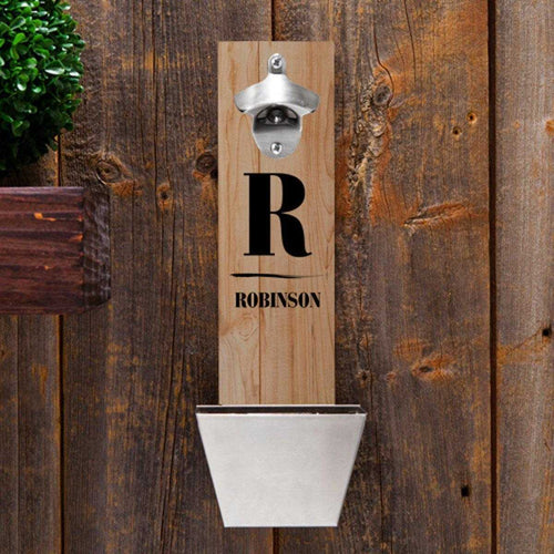 Personalized Bottle Opener - Wall Mounted - 12 Designs | JDS